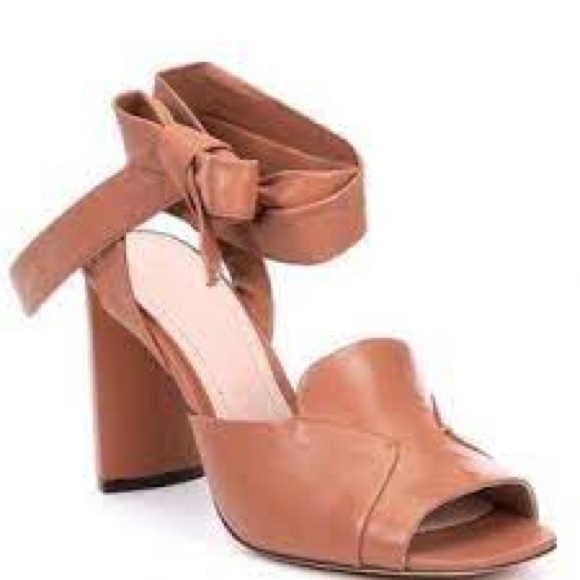 Ankle Wrap Tall Sandals - Picture 1 of 7